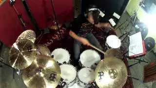 JP Bouvet - 7/8 Drum Solo from Mike Linden's "Bubble & Squeak"