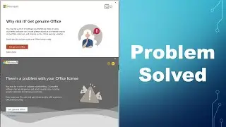 How to Remove 'Get Genuine Office' Notification in Microsoft Office 2019 & 2021 Why Risk it? 100%Fix