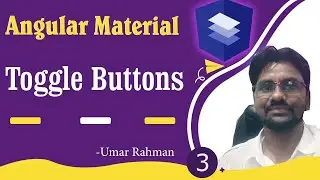 Angular Material Toggle Buttons  | Angular 13  Material UI Toggle Button components.
