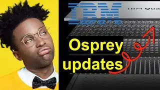 Updates on Osprey 433 qubit quantum computing chip from IBM quantum state of the union.