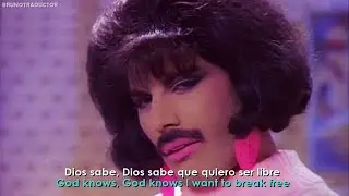 Queen - I Want To Break Free  // Lyrics + Español // Video Oficial