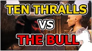 Ten thralls VS The Bull | CONAN EXILES