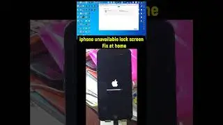 iphone unavailable lock screen fix / Unlock iphone lock screen  #shortvideo #smartphone #ios