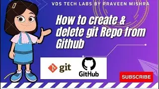 Create & Delete Repository from Github