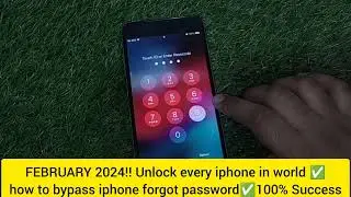 FEBRUARY 2024!! Unlock every iphone in world ✅how to bypass iphone forgot password✅100% Success