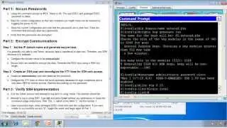 Packet Tracer 2.2.1.4 - Configuring SSH Instruction - CCNA 2 - Chapter 2