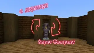 The BEST armor swapper in Minecraft bedrock (4 armors)