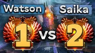 Топ 1 ранг против топ 2! Новая Луна от Ватсона - Watson Luna 7.37 DOTA 2