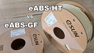 eSun eABS-GF vs eABS-HT (glass fibers vs high temperature ABS)