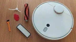 Maintenance of the Xiaomi Mi Robot Vacuum Cleaner 1S. We wash and change components.