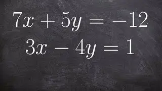 How do we solve a system of linear equations using any method