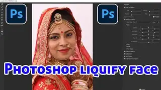 Photoshop liquify tool tutorial | Photoshop liquify face | How to use liquify | Bandhan Studio