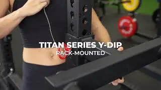 Titan Series Rack Mounted Y-Dip | Titan Fitness