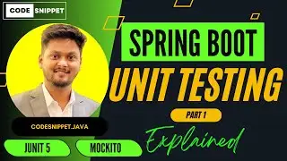 Unit Testing in Spring Boot with JUnit 5 and Mockito | Part 1