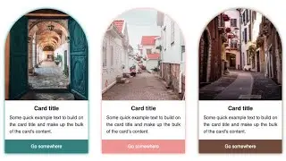 Bootstrap 5 Card Example #5 | Dome-shaped image