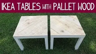 Ikea Lack Table Makeover - Version 1 (with Pallet Wood)