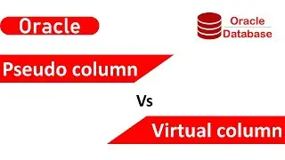 Oracle Virtual Column vs pseudo column