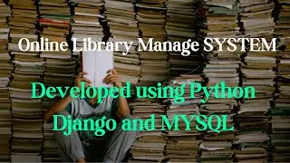 Online Library Management System using Python Django and MySQL | PHPGurukul