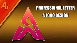 How to Create a Professional Letter A Logo Design Using illustrator
