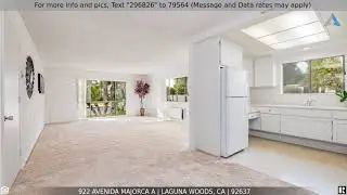 Priced at $165,000 - 922 Avenida Majorca A, Laguna Woods, CA 92637