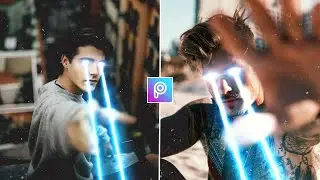 How To Edit Laser Effect ( Heat Vision ) In PicsArt