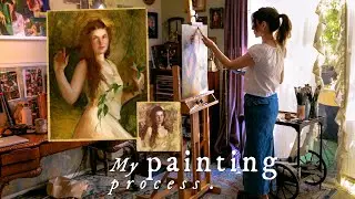 Creating a painting from start to finish ~ #paintwithme