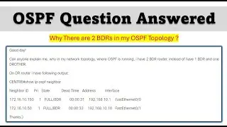 OSPF Question Answered - Why There are 2 BDRs in my OSPF Topology ?