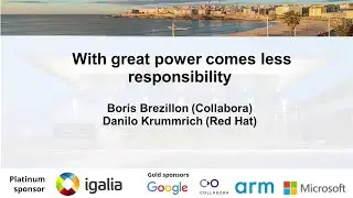 XDC 2023 | October 19 | With great power comes less responsibility | B. Brezillon, D. Krummrich