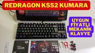 Redragon K552 Kumara Siyah Rainbow Red Switch Kablolu Mekanik Oyuncu Klavye İncelemesi