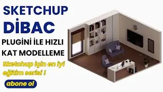 Sketchup Dibac Plugini ile Hızlı Kat Modelleme 20