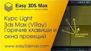 3ds Max. 3. Горячие клавиши. Окна проекций