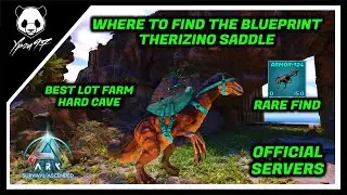 Where To Get The THERIZINO SADDLE Blueprint In The Island | ARK: Survival Ascendent