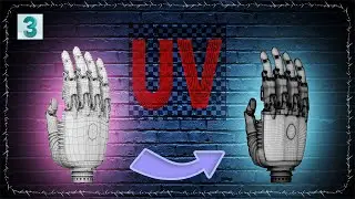 Копируем UV развертку на объект с другой топологией в 3ds max