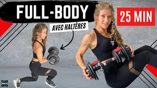 brule graisse full-body avec haltères (musculation entrainement à la maison)