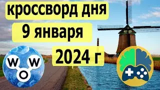 WOW кроссворд дня на 9 января 2024г, Пазл дня wow, World of Wonders