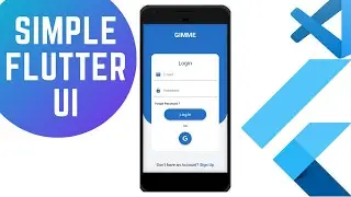 Flutter UI: Simple Login Page UI using Flutter | Learn to make simple UI easily| Amazing UI