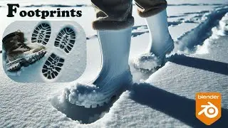 Want REALISTIC Footprints in Your Blender Animation? Watch This!