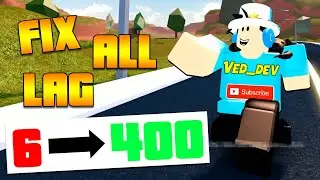 How to FIX LAG in Jailbreak! 400+ FPS! (Roblox)