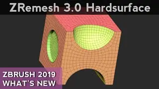 035 ZBrush ZRemesh 3.0 Hard Surface