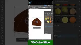 3D Cake Slice Design in illustrator #illustratortutorial #illustrator3d  #3ddesign #dzignex