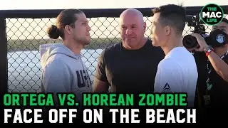 Brian Ortega vs. Korean Zombie Chan Sung Jung Beach Octagon Face Off