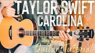 Carolina Taylor Swift Guitar Tutorial // Carolina Guitar // Guitar Lesson #949