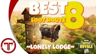 BEST Battle Royale Loot Route #8!!! (Lonely Lodge) w/ TrappedGT | Fortnite || Troikality