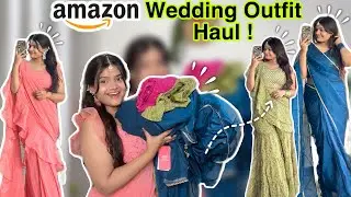 Amazon *Wedding Outfit Haul 2024* 💕|| Wedding Outfit Find under Budget || missvishakha