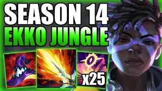 THIS IS HOW TO PLAY EKKO JUNGLE AFTER ALL THE SEASON 14 CHANGES! - Gameplay Guide League of Legends