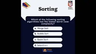 Sorting Algorithms Quiz | Sorting