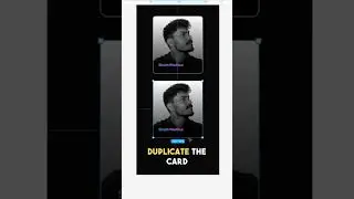 🚀How to Create Awesome Profile Card Animation in 1 minute in #figma | Figma Animation Series #shorts