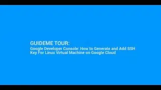 How to Generate and Add SSH Key For Linux Virtual Machine on Google Cloud @googlecloud @google