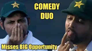 Babar Azam and Sarfaraz Comedy misses DRS Opportunity | PAK vs NZ Test Match Highlights