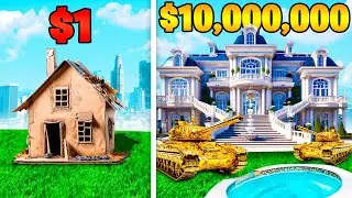 ПРОКАЧАЛ ДОМ ЗА $1 ДО ДОМА ЗА $10,000,000 в ГТА 5 ОНЛАЙН (GTA 5 ONLINE)